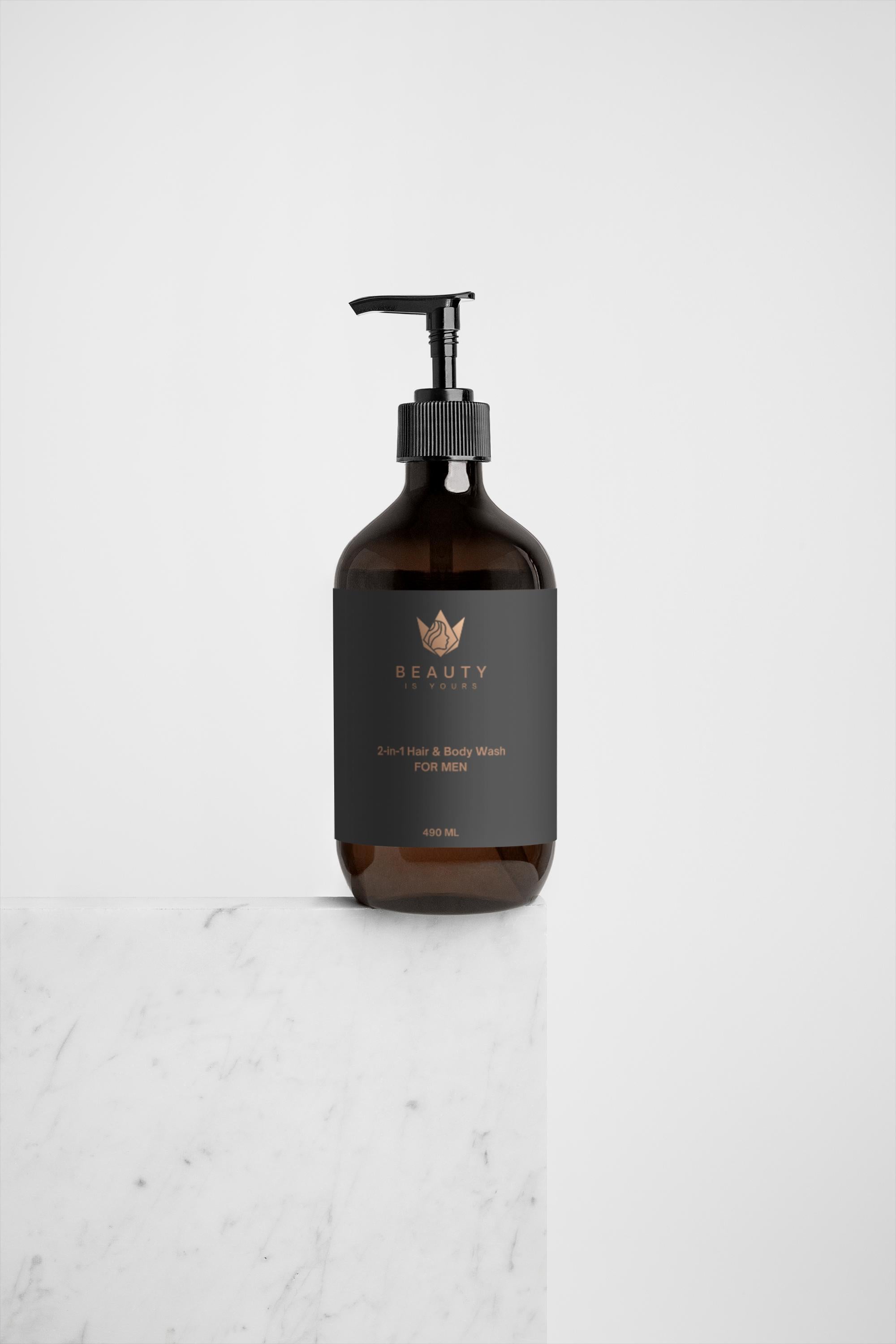 2-in-1 Hair & Body Wash for men - 490 ml